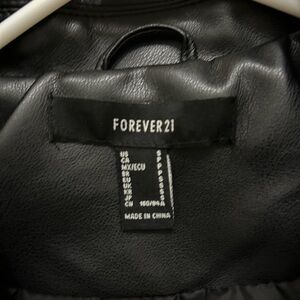 Forever 21 Black Leather Jacket